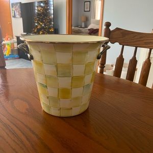 Mackenzie Childs Parchment Check Wine Cooler